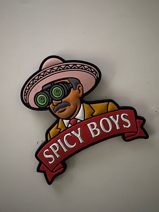 4" OG SPICY BOY LOGO PVC PATCH